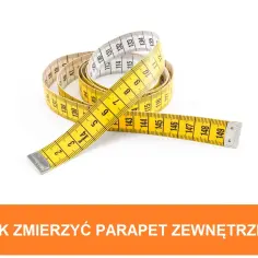 Jakie wymiary powinny mieć parapety zewnętrzne, aby chronić elewację?