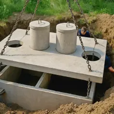 Montaż betonowego szamba. Zastanawiasz się, ile kosztuje zrobienie szamba? To ważna inwestycja w infrastrukturę domu.